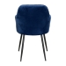 Jídelní židle DELTA modrý samet