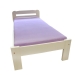 Jednolůžková postel MAX 2 - 90x200 bílý lak