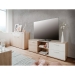 TV stolek LUND 55 dub/bílá