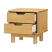 Noční stolek 2 zásuvky BONITO 2 vosk