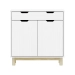Komoda 2 dveře + 1 zásuvka BONITO 2 bílý lak