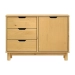 Komoda 1 dveře + 3 zásuvky BONITO 2 vosk