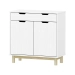 Komoda 2 dveře + 1 zásuvka BONITO 2 bílý lak