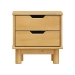 Noční stolek 2 zásuvky BONITO 2 vosk
