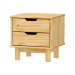 Noční stolek 2 zásuvky BONITO 2 lak