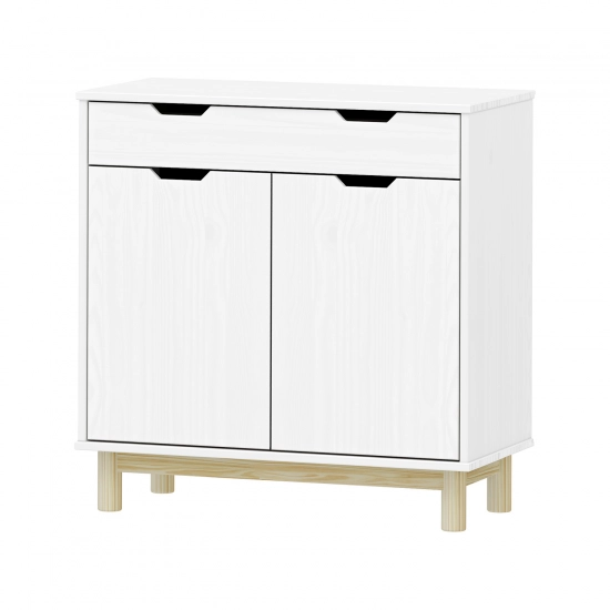 Komoda 2 dveře + 1 zásuvka BONITO 2 bílý lak