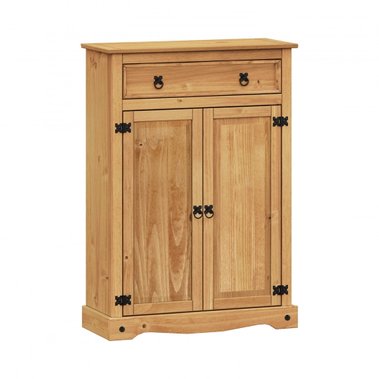 Prádelník 2 dveře + zásuvka CORONA vosk