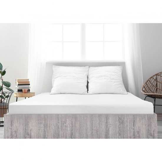 Prostěradlo jersey MAKO 140-160x200 bílé