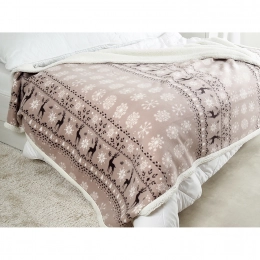 Deka BUFFALO 150x200 šedobílé vločky