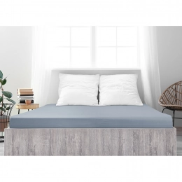 Prostěradlo jersey MAKO 140-160x200 šedé