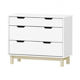 Komoda 2+1 zásuvky BONITO 2 bílý lak