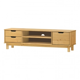 TV stolek 1 dveře + 2 zásuvky BONITO 2 vosk