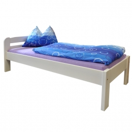 Jednolůžková postel MAX 2 - 90x200 bílý lak