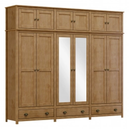 Skříň 12dveřová TOPAZIO dub