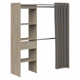 Úložný prostor/skříň se závěsem CHICAGO dub