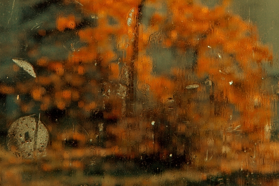 Obraz Podzim za sklem