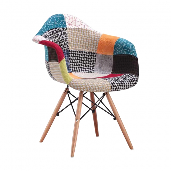 Jídelní židle DUO patchwork barevná