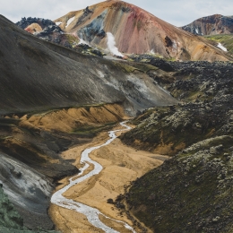 Obraz Duhové hory na Islandu
