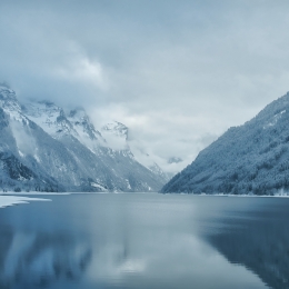 Obraz Zima u jezera